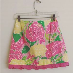 Lilly Pulitzer flower skirt
